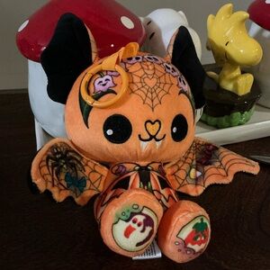 Halloween Bat Plush Toy tattoo zoo bag charm